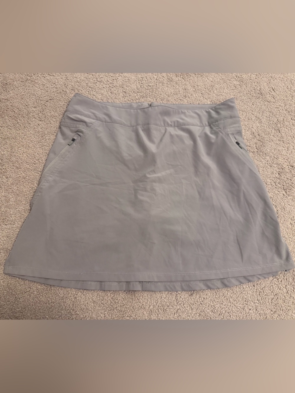 Kyodan Light Gray A-Line Athletic Skort
